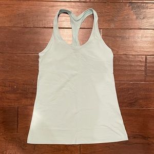 Lululemon Cool Racerback Tank, size 10, pale blue